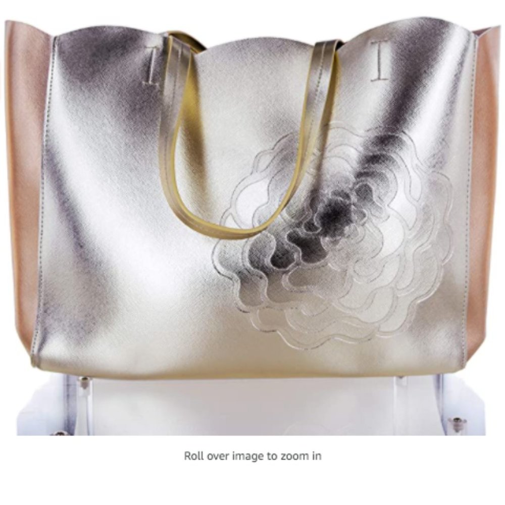 Elizabeth Taylor Tote Bag White Diamonds Large NWT